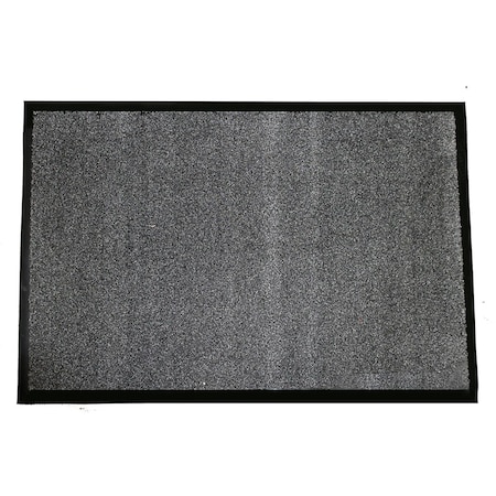 Esteras Tikar Wipe-N-Walk Entrance Mat, 4 x 6 in. - Charcoal ES2938923